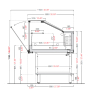 VETRINA SNACK REFRIGERATA 100V/UC VBD