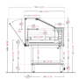 VETRINA SNACK REFRIGERATA 100V/UC VBD