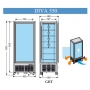 Vetrina verticale DIVA 550 GBT ps337